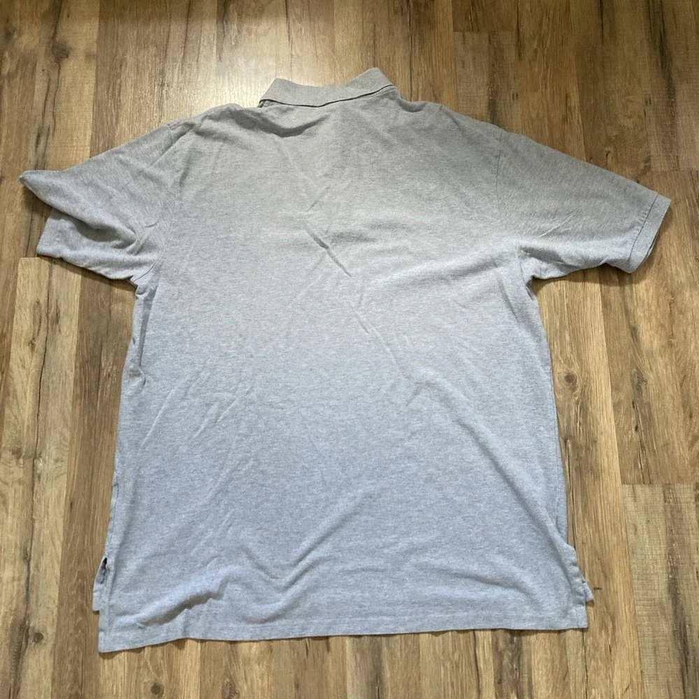 Polo Ralph Lauren Polo Shirt Grey Size XL Tall  Pony 100% Cotton Preppy Men's
